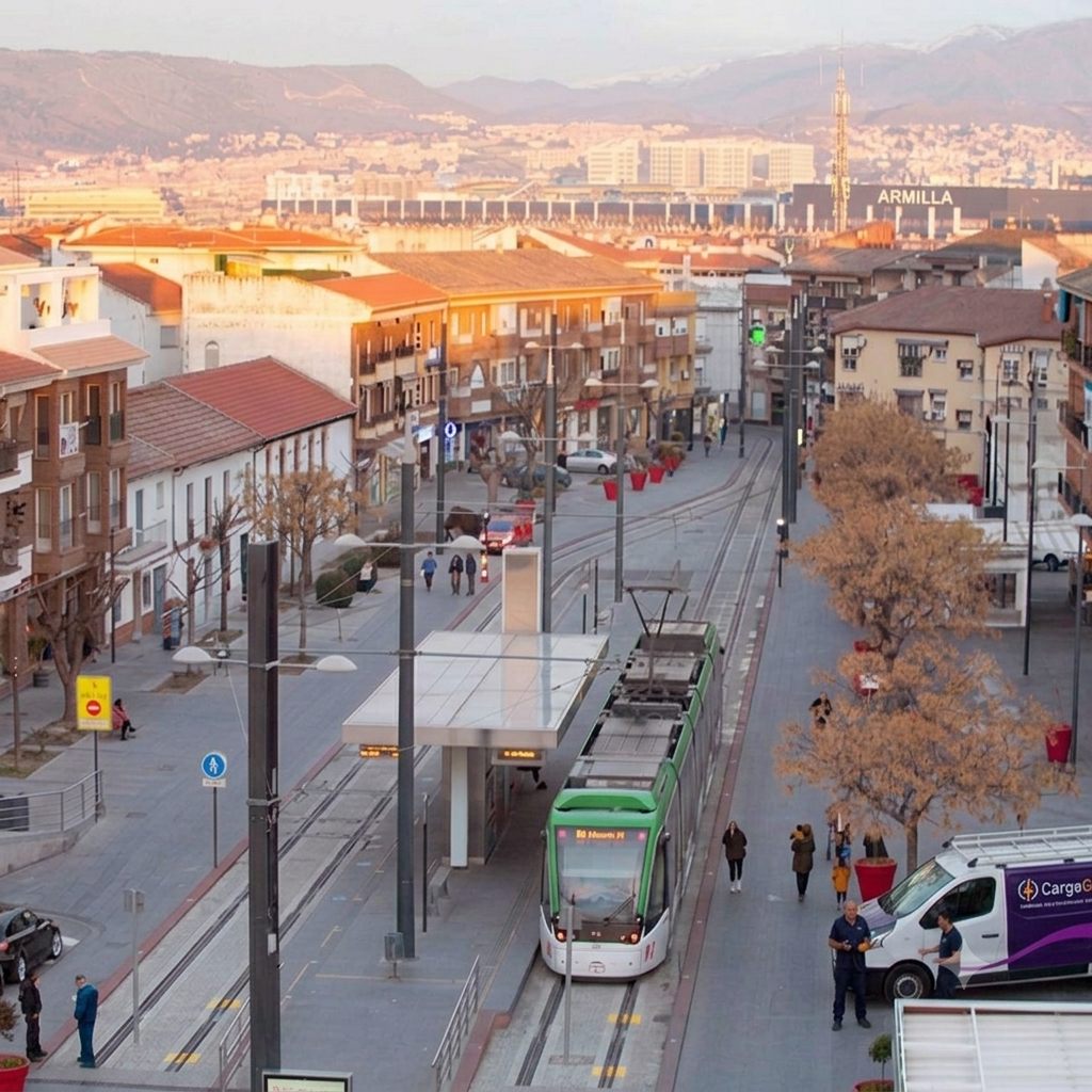 Vista de Armilla, zona de cobertura de CargaGranada